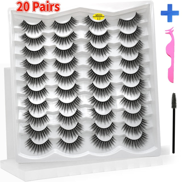 2/20pairs 8D Mink Eyelashes