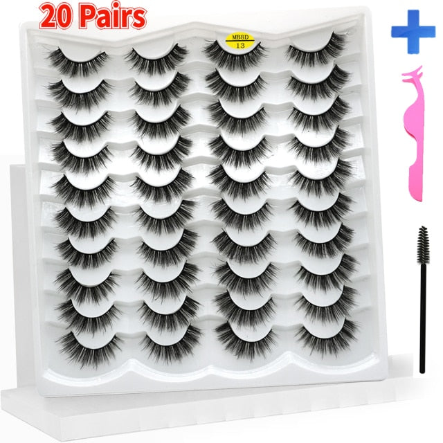 2/20pairs 8D Mink Eyelashes