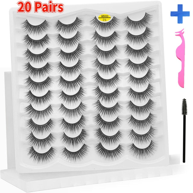 2/20pairs 8D Mink Eyelashes