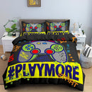 3D Printed Teens Game  Duvet Cover With Pillowcase Bedclothes