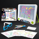 LED Light Effects Puzzle Magic 3D Drawing Pad