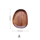 Oval Solid Wood Plate