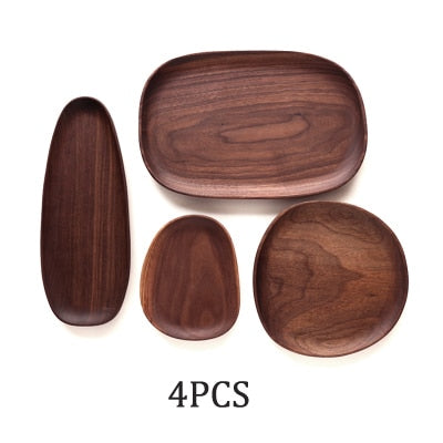 Oval Solid Wood Plate