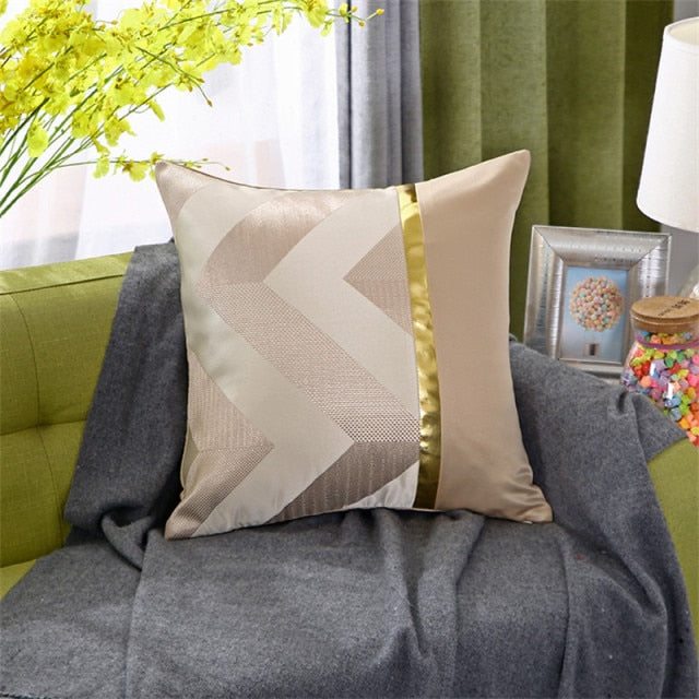 Luxury Bronzing Cushion Cover