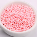 330Pcs/Bag 3mm Matte Macaroon Color Glass Seed Beads