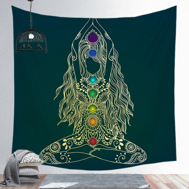 Starry Night Galaxy Decor Psychedelic Tapestry