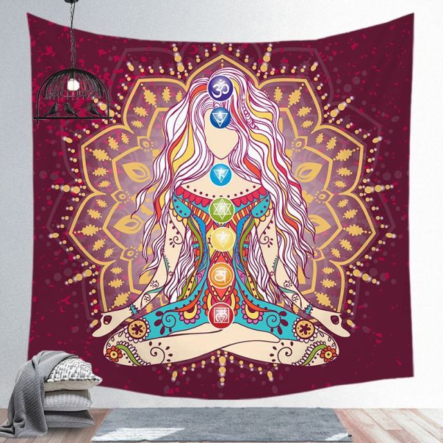 Starry Night Galaxy Decor Psychedelic Tapestry