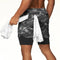 Camo 2 In 1 Double-deck Quick Dry GYM Sport Shorts