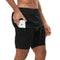 Camo 2 In 1 Double-deck Quick Dry GYM Sport Shorts