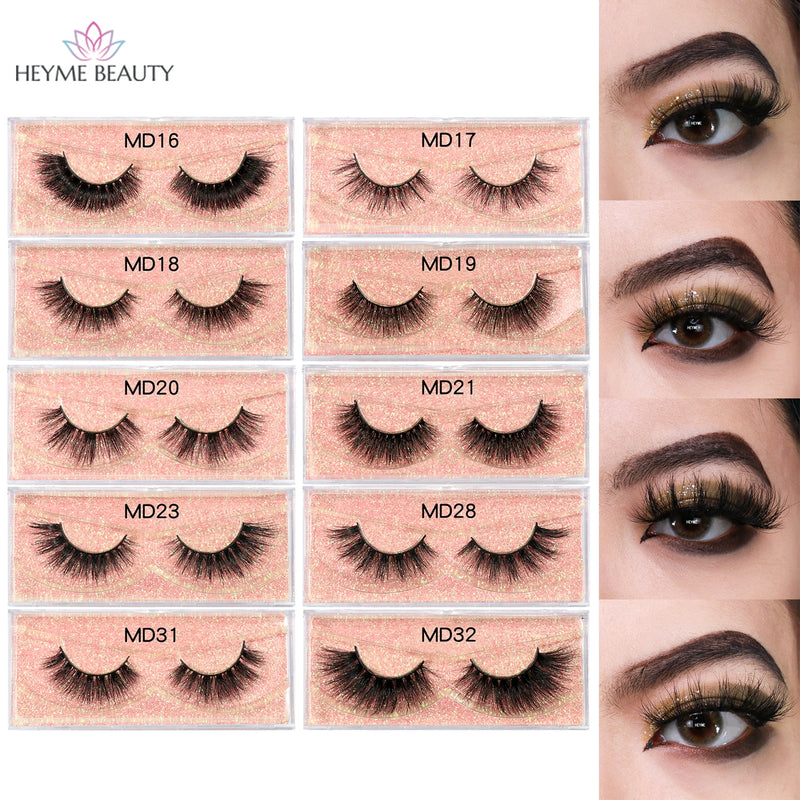 3D Mink Dramatic Fluffy Wispy Eyelash