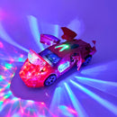 Electric dancing deformation rotating universal police car