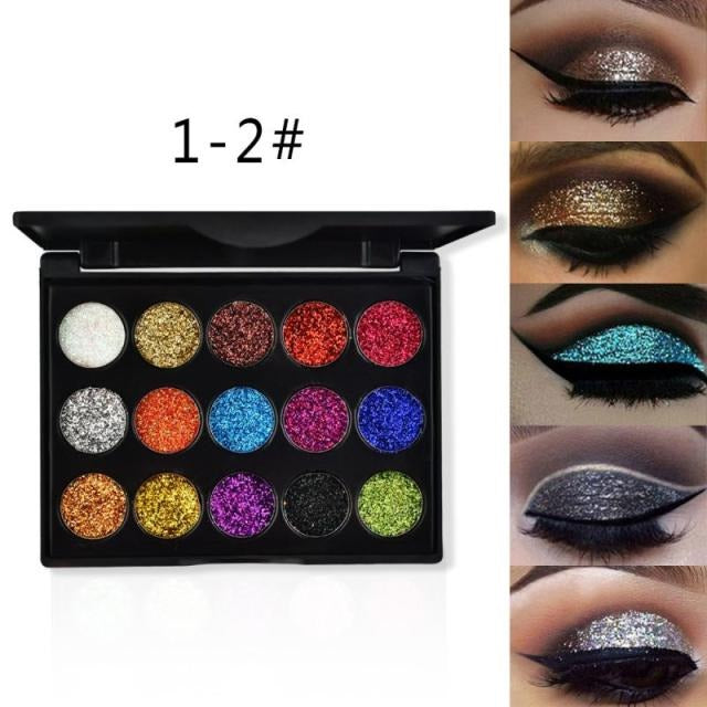 Shimmer Make Up Colorful Shadows Pallet