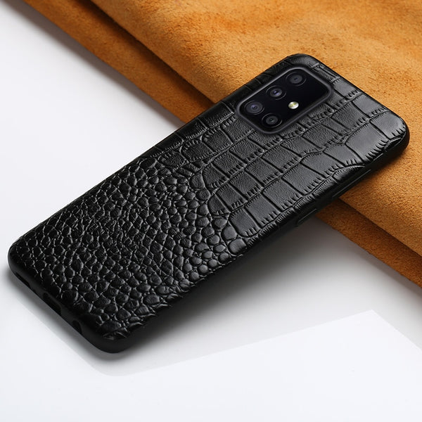 Genuine Leather Cover Case for Samsung Galaxy