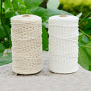 Durable 200m White Cotton Twisted Craft String