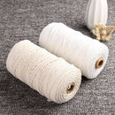 Durable 200m White Cotton Twisted Craft String