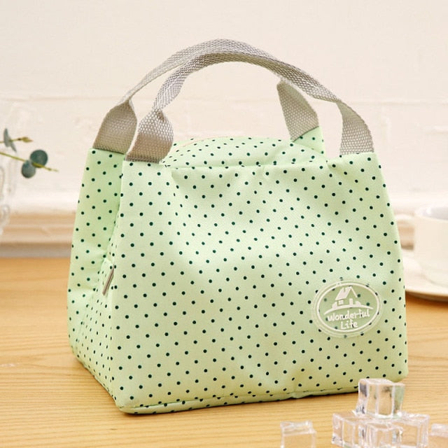 Thermal Insulated Safe Stripe Lunch Bag