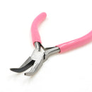 Cute Pink Color Handle Anti-slip Splicing and Fixing Jewelry Pliers