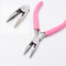 Cute Pink Color Handle Anti-slip Splicing and Fixing Jewelry Pliers