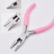 Cute Pink Color Handle Anti-slip Splicing and Fixing Jewelry Pliers