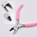 Cute Pink Color Handle Anti-slip Splicing and Fixing Jewelry Pliers