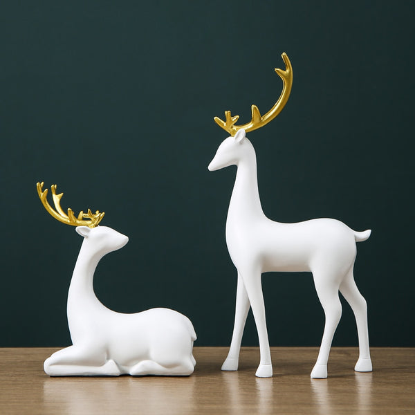 1Pcs Deer Sculpture