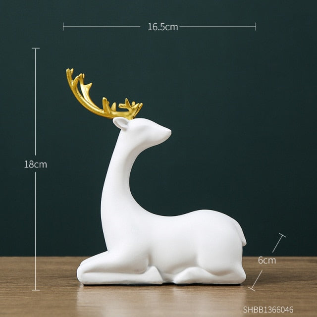 1Pcs Deer Sculpture