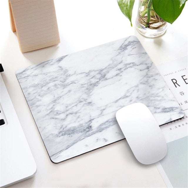 1PC Silicone Marble Nordic Style Mouse Pad