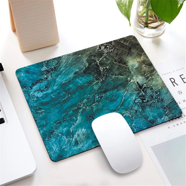 1PC Silicone Marble Nordic Style Mouse Pad