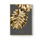 Nordic Golden Abstract Leaf Flower Wall Art