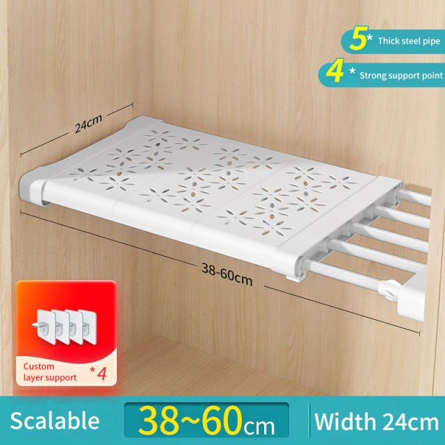 Adjustable Wardrobe Storage Shelves