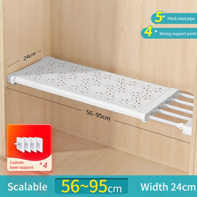 Adjustable Wardrobe Storage Shelves