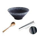 Japanese bamboo hat ceramic bowl