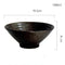 Japanese bamboo hat ceramic bowl