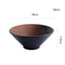 Japanese bamboo hat ceramic bowl