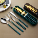 Eco Friendly Portable Cutlery Sets With Case