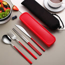 Eco Friendly Portable Cutlery Sets With Case