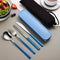 Eco Friendly Portable Cutlery Sets With Case