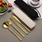 Eco Friendly Portable Cutlery Sets With Case