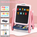 Multifunction Double Sided Kids Drawing Board Set