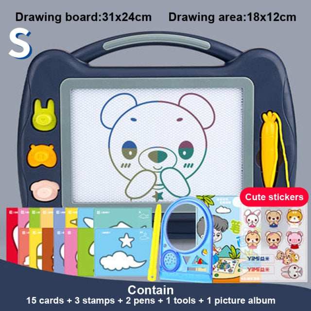 Erasable Magnetic Writing Drawing Painting Board Set