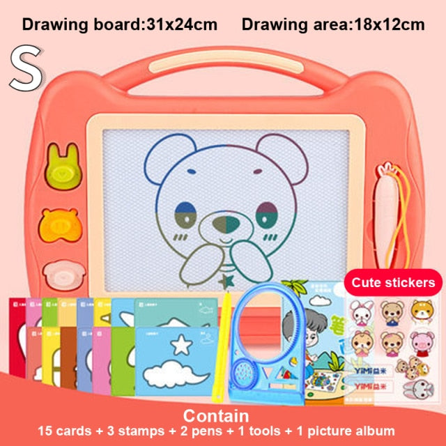 Erasable Magnetic Writing Drawing Painting Board Set