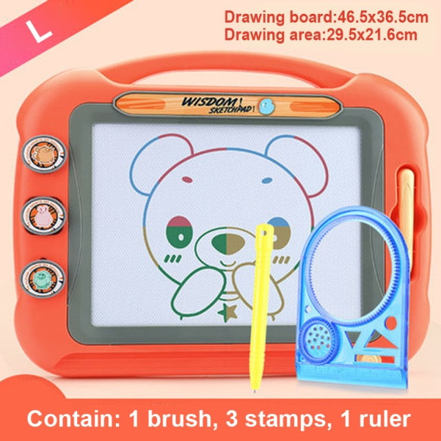 Erasable Magnetic Writing Drawing Painting Board Set