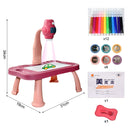 Children Led Projector Art Drawing Table Toy