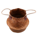 Foldable Handmade Rattan Woven Flower Basket