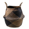 Foldable Handmade Rattan Woven Flower Basket