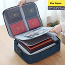 Large Capacity Multi-Layer Document Storage Bag