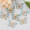 10pcs Resin 25*38mm Bling Colorful Butterflies