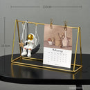 Astronaut Model Swing Calendar Figurines