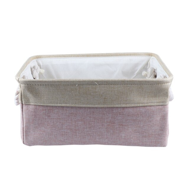 Rectangle Linen Fabric Home Organization