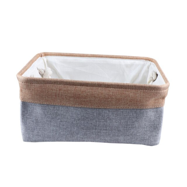 Rectangle Linen Fabric Home Organization